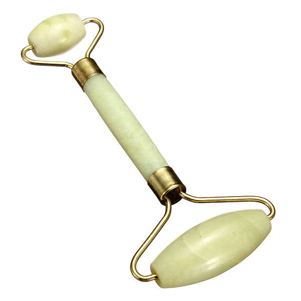 Green Jade Roller Massager Eye Face Neck Head Relax Massage
