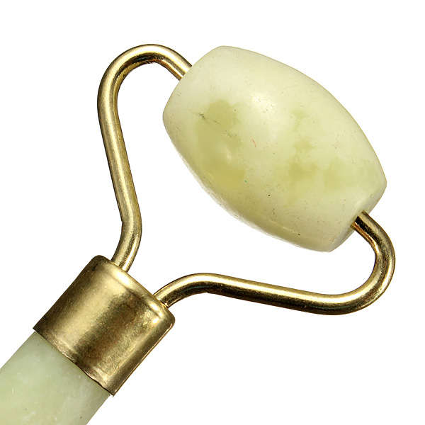 Green Jade Roller Massager Eye Face Neck Head Relax Massage