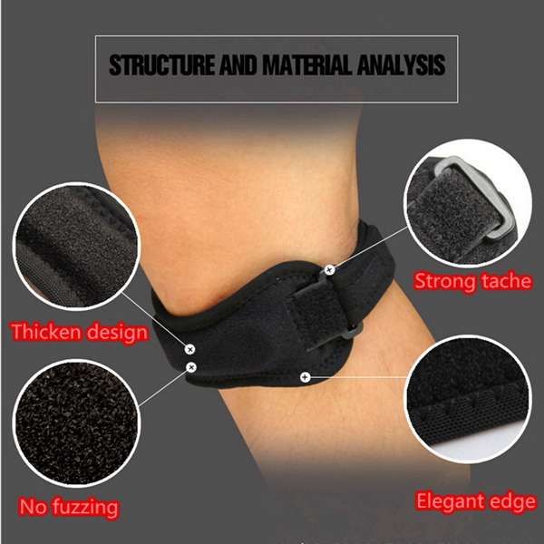 Elastic Knee Tendon Patella Support Wrap Compression Brace 