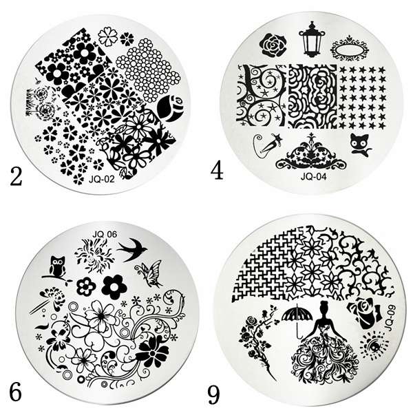 Nail Art Polish Stamping Template Image Stamp Plates DIY