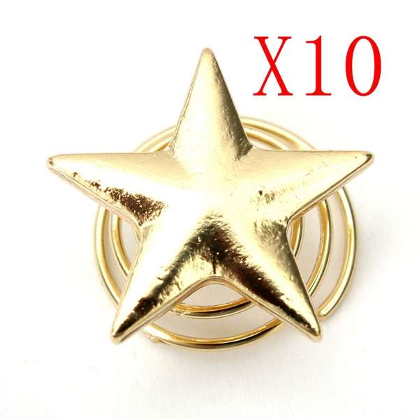 Alloy Gold Star Swirl Spring Hair Pin Hair Pin Clip Decoration 