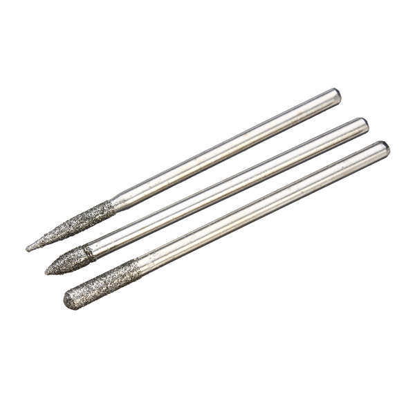 30x Electric Nail Art File Drill Bits Kits Shank 3/32