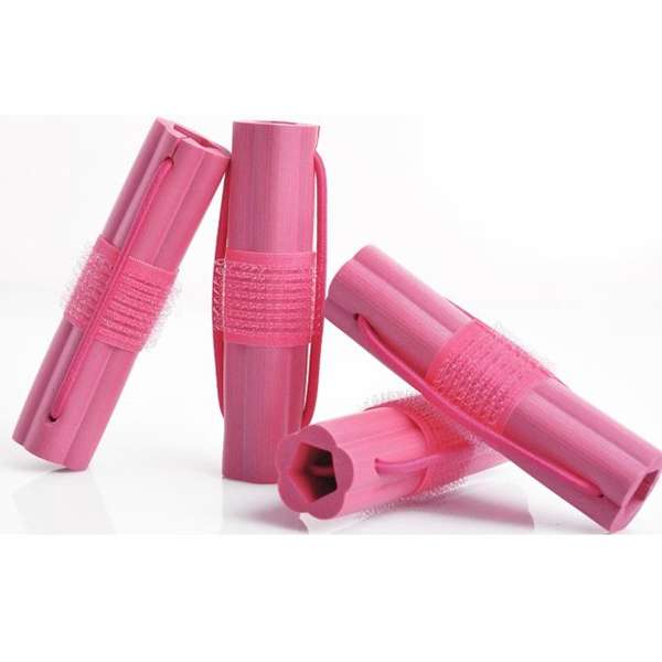 6 Pcs DILAN Sponge Hair Curler Roller Stick Flower Shape 