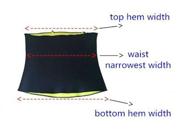 Stretch Neoprene Slimming Waist Belts Body Shaper Training Corset 