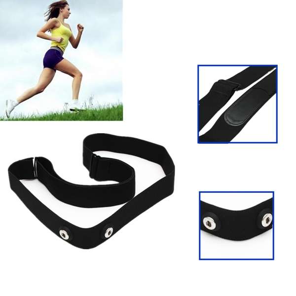 Elastic Chest Belt Strap for Wahoo Garmin Polar Sport Heart Rate Monitor Watch 