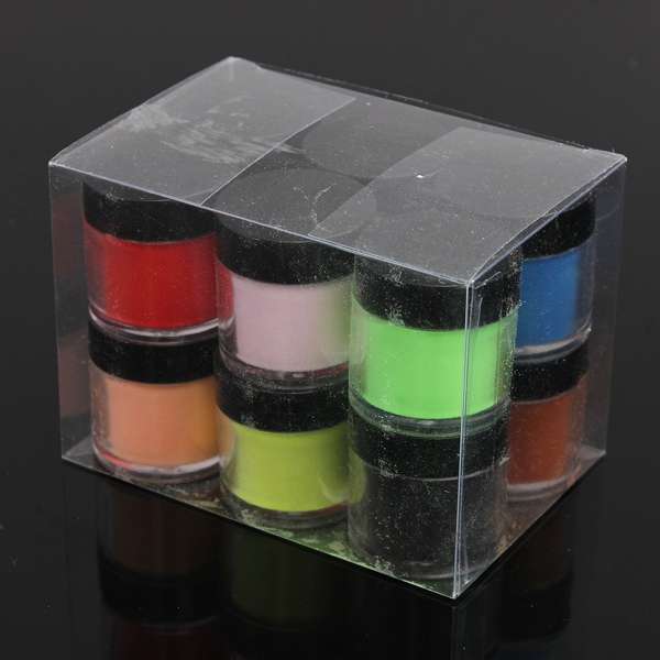 12 Colors Acrylic Manicure Nail Art Powder Dust Decoration