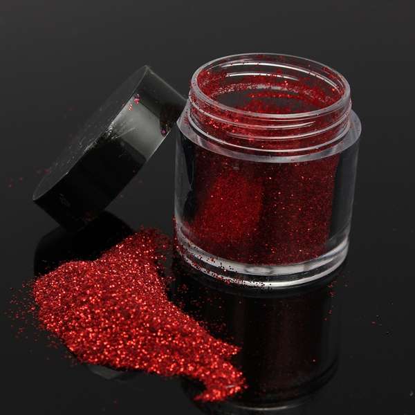 24 Colors Glitter Shiny Nail Art Powder Dust Decoration 