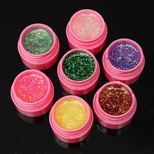 36 Colours Shining Glitter Acrylic UV Gel Builder Polish