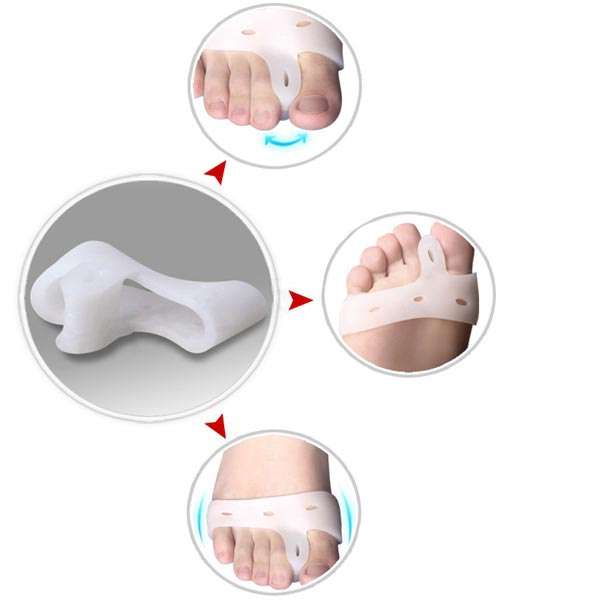 Silica Gel Toe Straighteners Corrector Protectors Feet Care