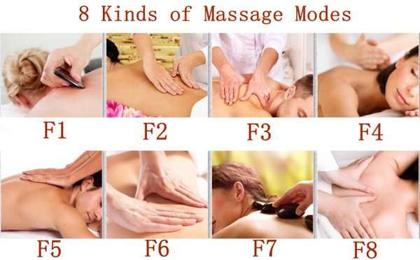 Collapsible Full-body Massage Mattress Multifunction Massager Cushion