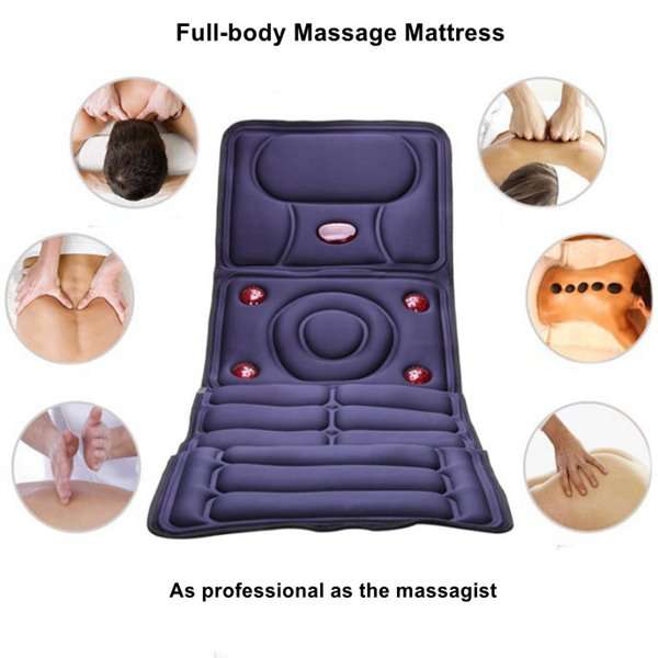 Collapsible Full-body Massage Mattress Multifunction Massager Cushion