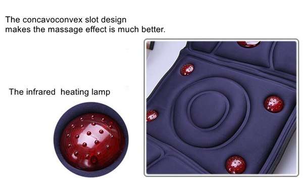 Collapsible Full-body Massage Mattress Multifunction Massager Cushion