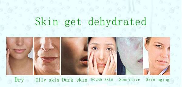 4Pcs CUCNZN Pure Hyaluronic Acid Liquid Face Skin Care Lotion