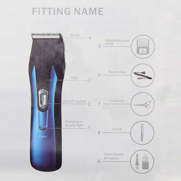 Men Kids Electric Beard Hair Shaver Razor Trimmer Clipper Set