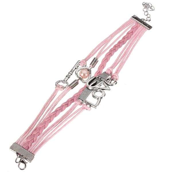 Love Key Charm Bracelet