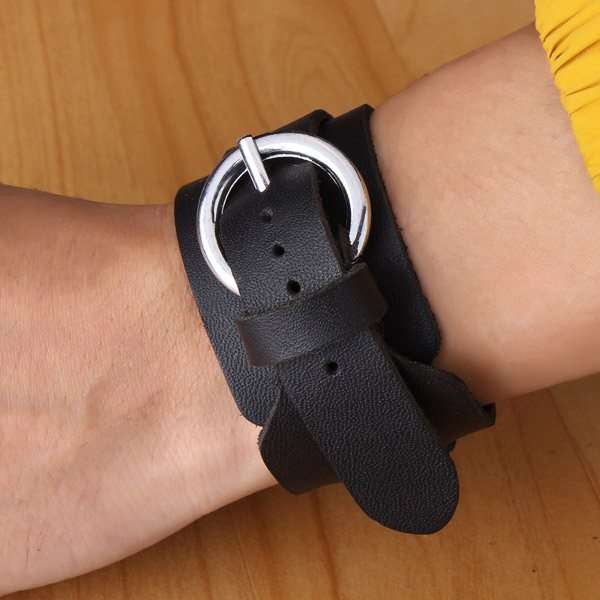 Men Punk Leather Bracelet
