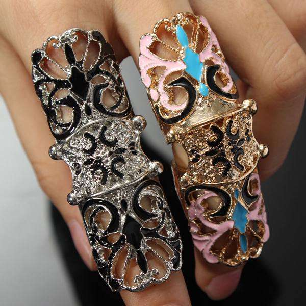Punk Hollow Butterfly Ring