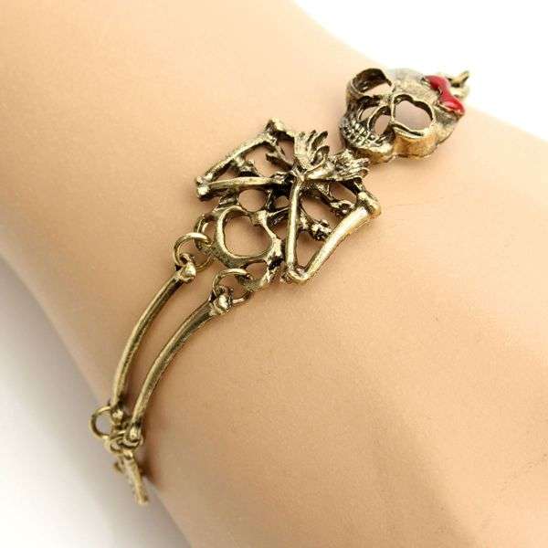 Bow Skull Alloy Bracelet