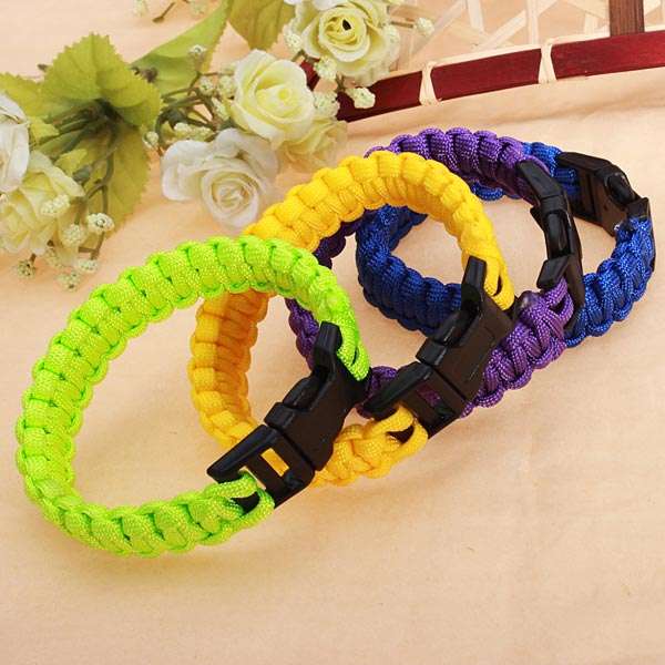 Braided Paracord Survival Bracelet