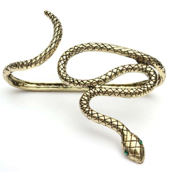 Snake Crystal Eyes Palm Bangle