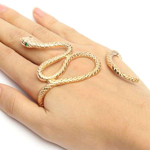 Punk Snake Palm Bracelet