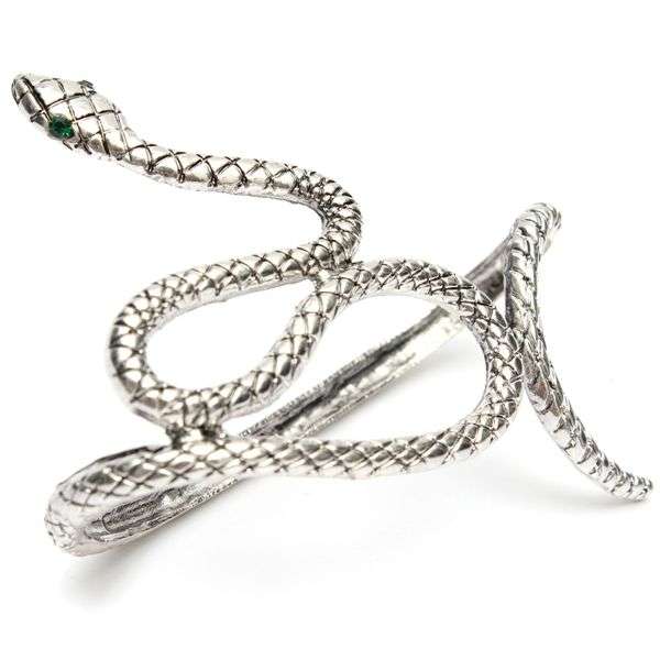 Snake Crystal Eyes Palm Bangle