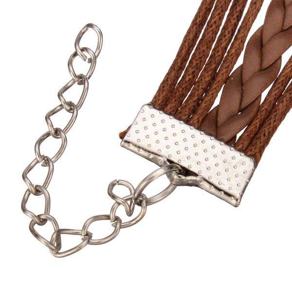 Love Leather Woven Bracelet