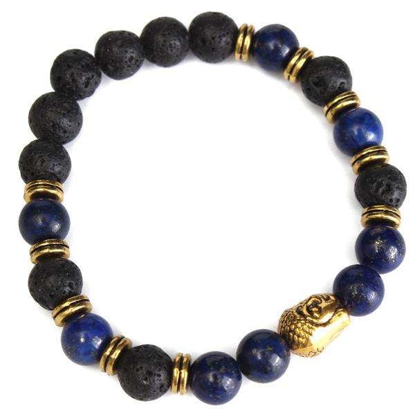 Buddhist Buddha Head Charm Bracelet