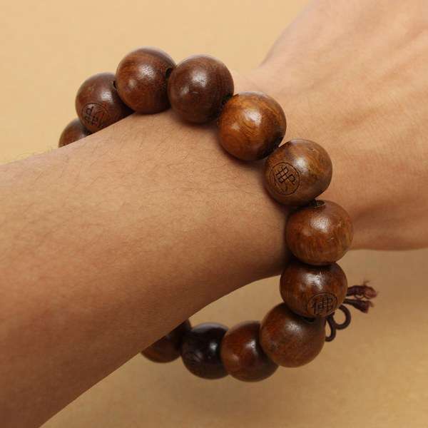Sandalwood Buddhist Prayer Bracelet