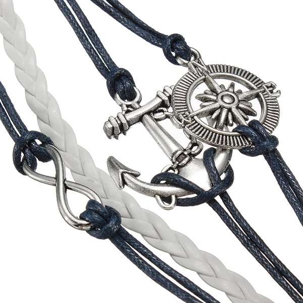 Anchor Rudder Multilayer Bracelet
