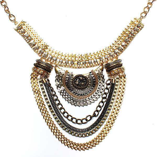 Vintage Crystal Statement Necklace