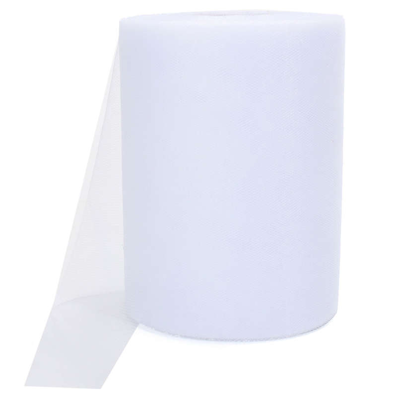 100 Yard 6 Inch Wedding Party Tulle Roll Tutu Trim Decoration