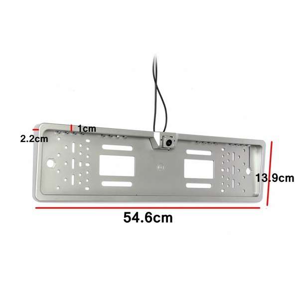 Car 16 LED Number Plate Frame Light Rear View Camera Backup Parking Reversing