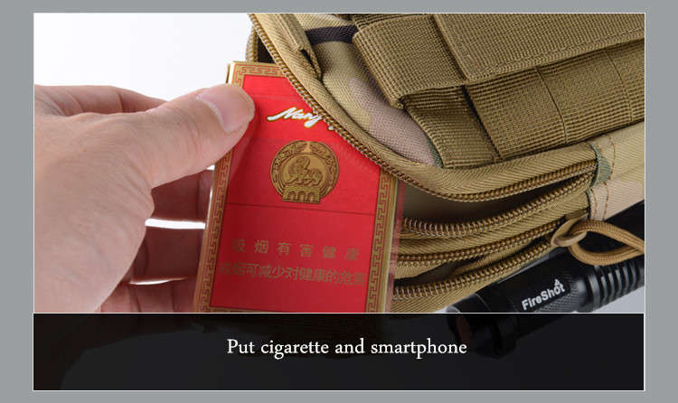 Outdoor Tactical Sport Multi-functional Waist Belt Pouch Wallet Storage Bag For Smartphone