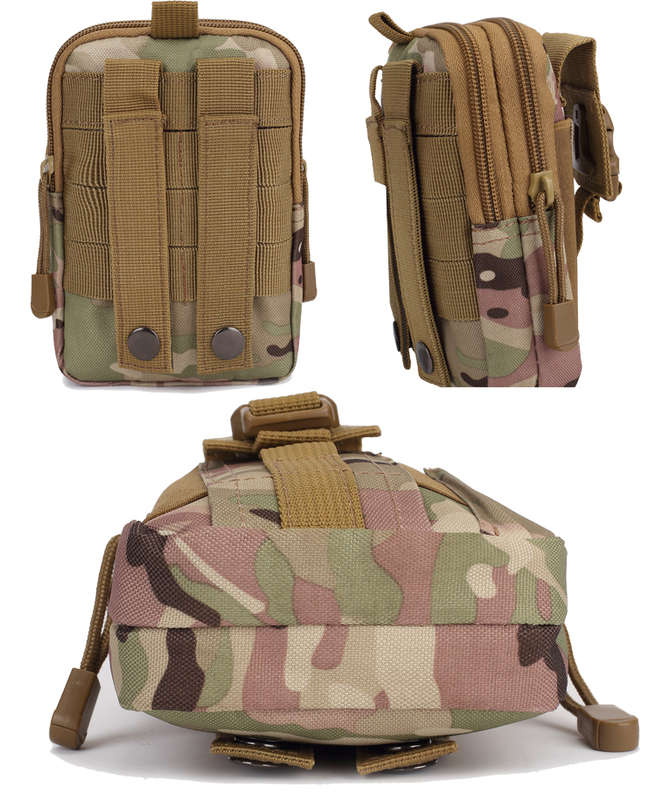 Outdoor Tactical Sport Multi-functional Waist Belt Pouch Wallet Storage Bag For Smartphone