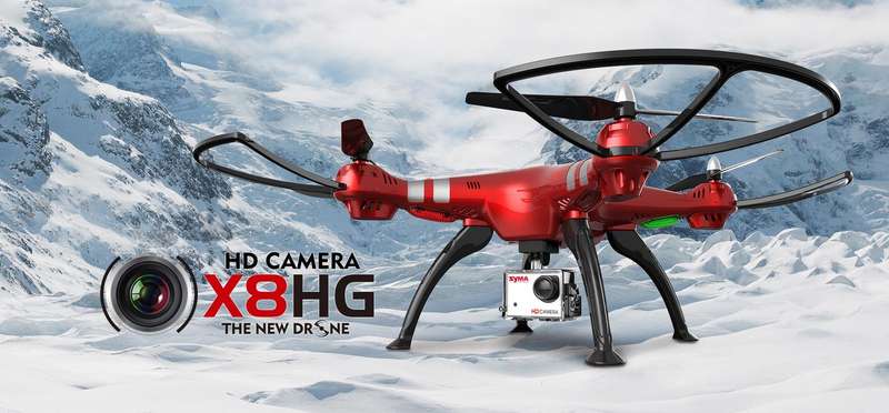 Syma X8HG 2.4G 4CH 6Axis FPV Wifi With 0.3MP HD Camera RC Quadcopter