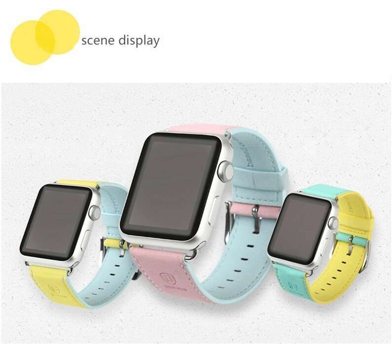 BASEUS Soft PU Leather Watchband Wristband