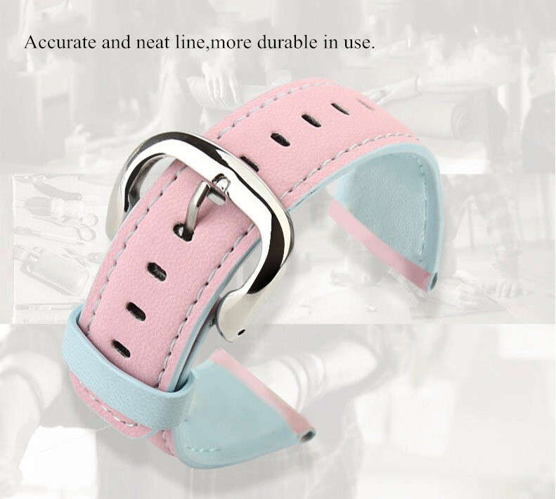 BASEUS Soft PU Leather Watchband Strap Steel Buckle Wristband