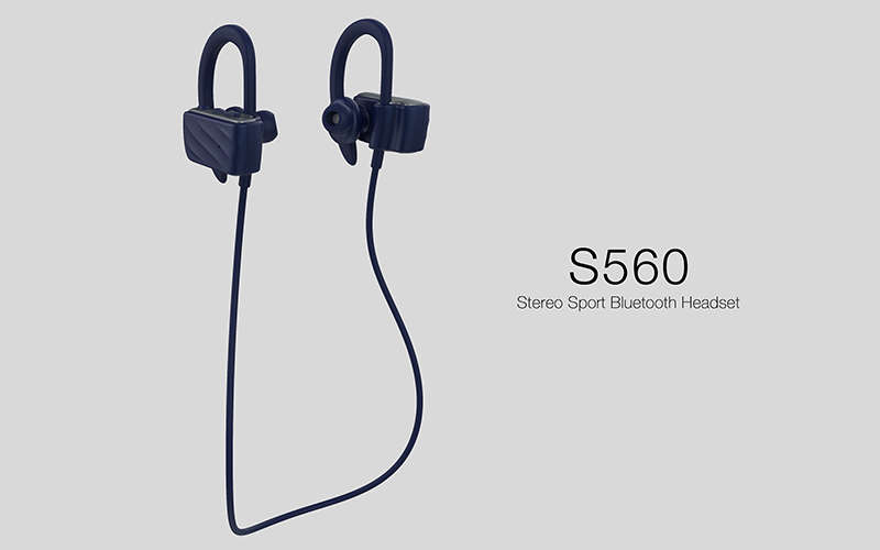 Roman S560 Sport Anti-sweat Stereo Wireless Bluetooth V4.1 Headphone Earphone With Mic