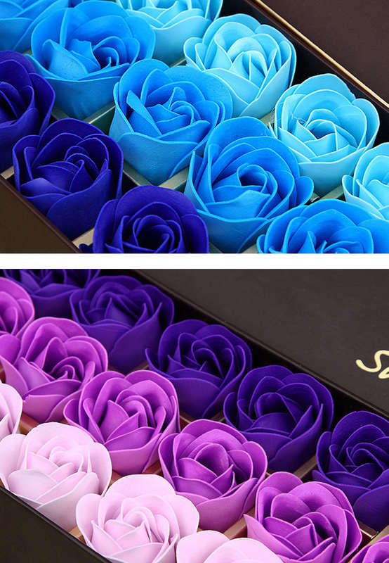 rose flower soap