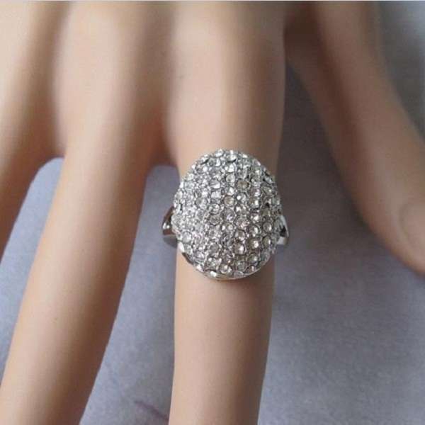 Crystal Finger Ring