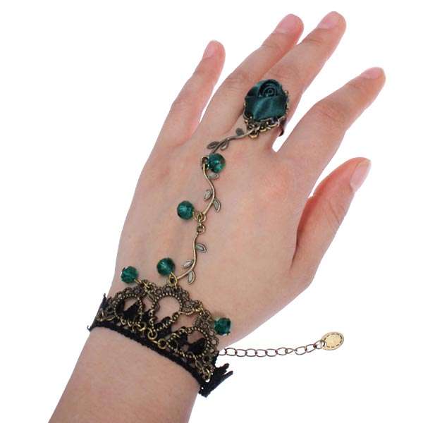 Flower Lace Ring Bracelet