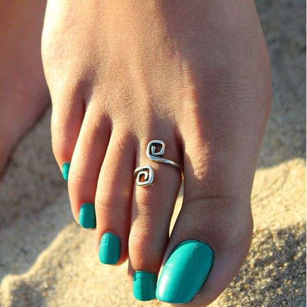 Antique Silver Toe Ring