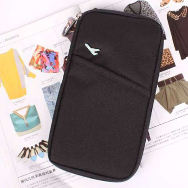Multi-Color Travel Passport Holder Organizer Protector Wallet