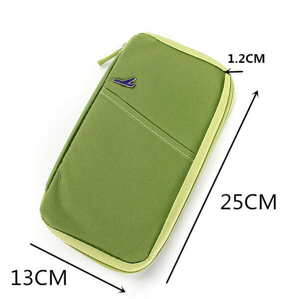 Multi-Color Travel Passport Holder Organizer Protector Wallet