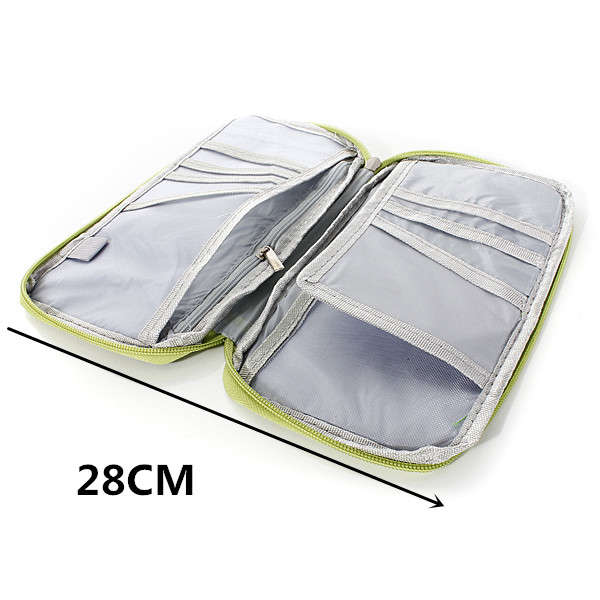 Multi-Color Travel Passport Holder Organizer Protector Wallet