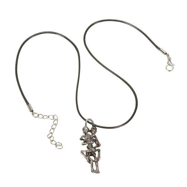 Infinity Love Skull Hug Necklace