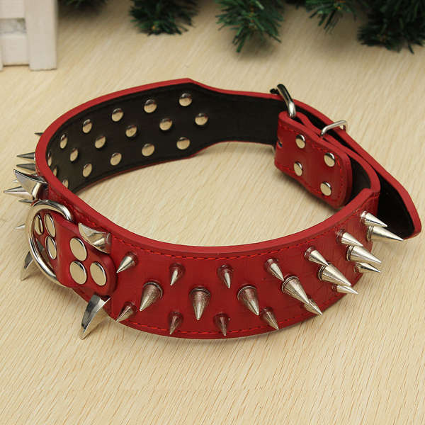 Pet Bulldog Spiked Collar