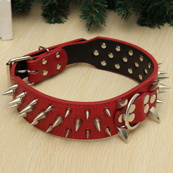 Pet Bulldog Spiked Collar
