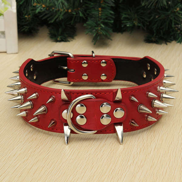 Pet Bulldog Spiked Collar